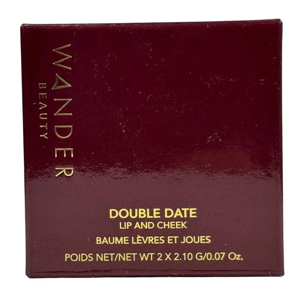 Wander Beauty Double Date Lip And Cheek Balm Rendezvous Swipe 2 x 0.07 Oz NEW